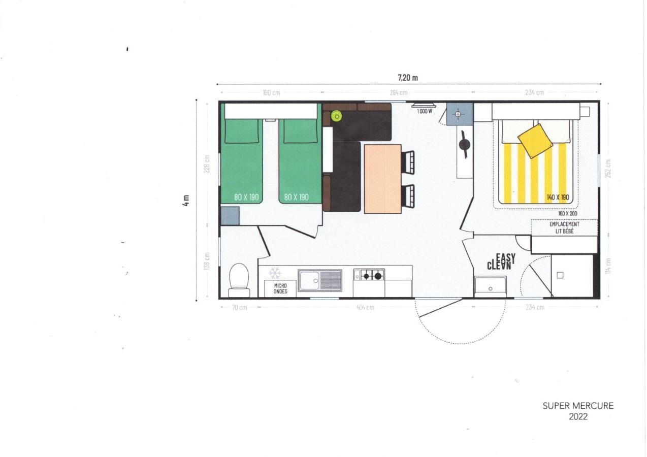 Camping Le Picard Tournieres Екстер'єр фото