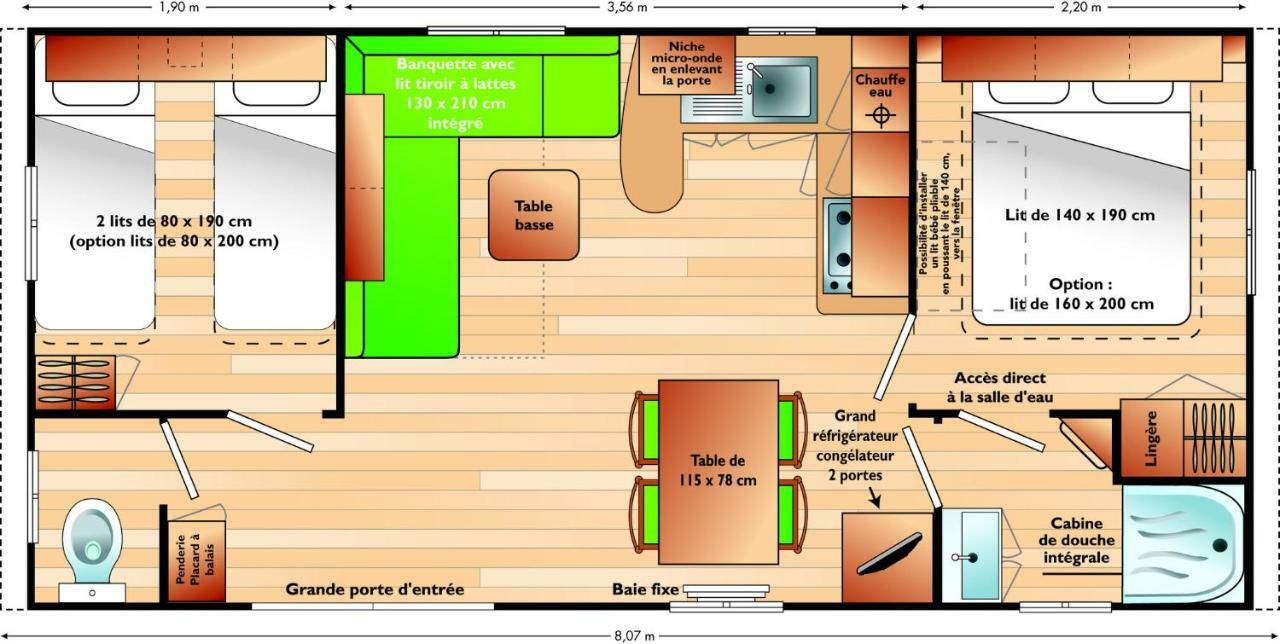 Camping Le Picard Tournieres Екстер'єр фото